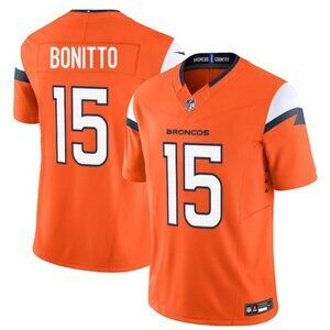You May Select Mens Youths  Nik Bonitto Orange Stitched Vapor Jersey